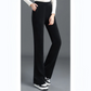 Pantalon polyvalent à taille élastique unie pour femme et pantalon taille ample.