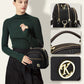 Sac classique multi-compartiments à bandoulière large et ajustable en cuir