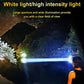 🔦 LAMPE FRONTALE RECHARGEABLE - 3000 Lux & 5 Modes, Étanche IPX4 pour Randonnée et Course Nocturne 🌙⛰️