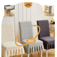 Housse de chaise extensible dossier haut – Tissu jacquard épais, housse intégrale élastique pour chaise de salle à manger, protection complète et lavable