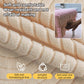 Housse de chaise extensible dossier haut – Tissu jacquard épais, housse intégrale élastique pour chaise de salle à manger, protection complète et lavable