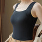 💖 Débardeur gainant à col en U pour femme avec soutien-gorge intégré