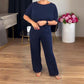 💞Ensemble 3 pièces élégant comprenant un cardigan long, un haut et un pantalon💞LIVRAISON GRATUITE