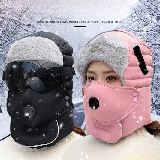 Bonnet thermique avec masque à valve respiratoire amovible