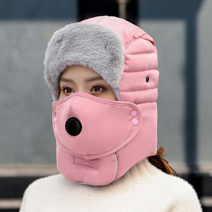 Bonnet thermique avec masque à valve respiratoire amovible