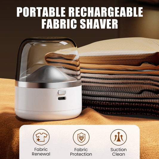 Rasoir textile portable rechargeable - 3 vitesses avec lumière LED pour l'entretien des pulls et des tissus d'ameublement 🔋✨