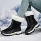 🔥Bottes de neige antidérapantes et chaudes avec fermeture éclair pour femmes👢