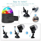 Boule disco LED rotative – Effet RGB stroboscopique, branchement E27 instantané, consommation ultra-faible (1W) !