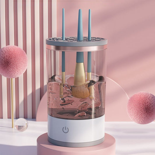 💄✨Un cadeau génial ! Nettoyeur de pinceaux de maquillage électrique