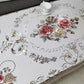 Nappe multifonctionnelle imperméable et résistante à l'huile à motif floral