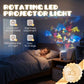 Projecteur de lumière LED dynamique et rotatif