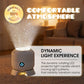 Projecteur de lumière LED dynamique et rotatif