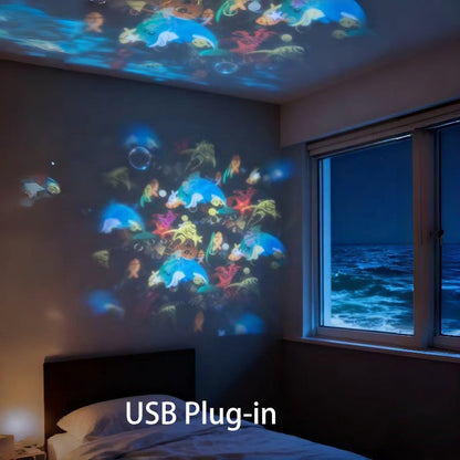 Projecteur de lumière LED dynamique et rotatif