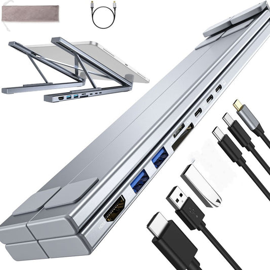 💥PROMOTION💥Offre à durée limitée : station d'accueil USB-C avec support pour ordinateur portable et sortie HDMI 4K