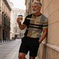 🔥49% DE RÉDUCTION !🔥 Ensemble chemise et short à col zippé pour homme