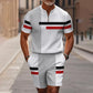 🔥49% DE RÉDUCTION !🔥 Ensemble chemise et short à col zippé pour homme