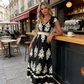 🎑49 % de réduction ✨Robe longue fluide à col en V et imprimé baroque pour femme