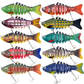 🐟 Leurre de Pêche Natatoire Bionique Multi-Segmenté – Mouvement Réaliste, Design Attractif & Idéal Pour Capturer Les Gros Poissons 🌊