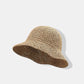 ❤️ Chapeau de paille à large bord tissé à la main pour femme