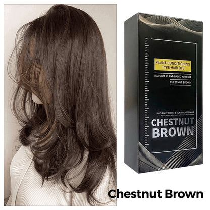 ⏰Teinture Capillaire Végétale à Peigner – 3 Nuances, 100ml, Formule Douce, Couvre Cheveux Blancs, Kit Complet✨