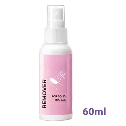 Spray pour retirer le gel adhésif solide des faux ongles à coller